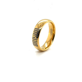 Polished Yellow Gold Band Ring (6MM)