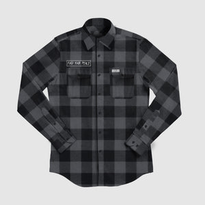 Find Your Peace Flannel (Charcoal)