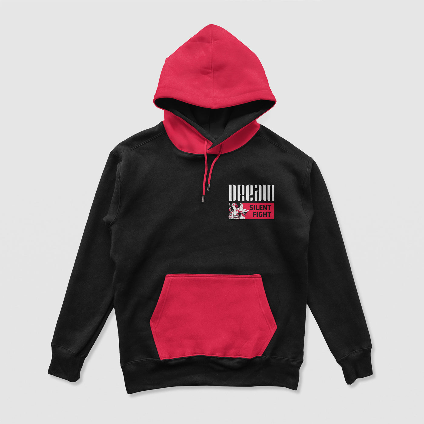 Silent Fight Color Block Hoodie