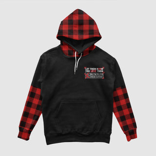 Let Them Know You Love Them No Love Flannel Hoodie