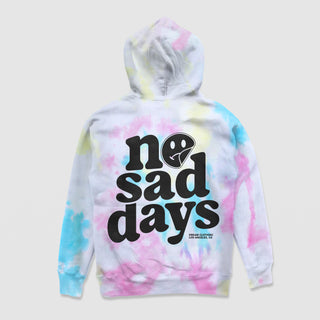 No Sad Days Tie-Dye Hoodie