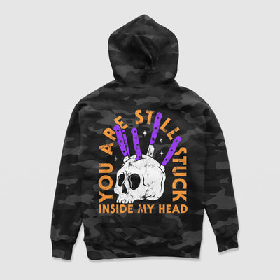 Stuck Inside My Head Camo Hoodie