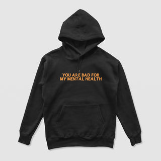 Bad For My Mental Health Halloween Hoodie