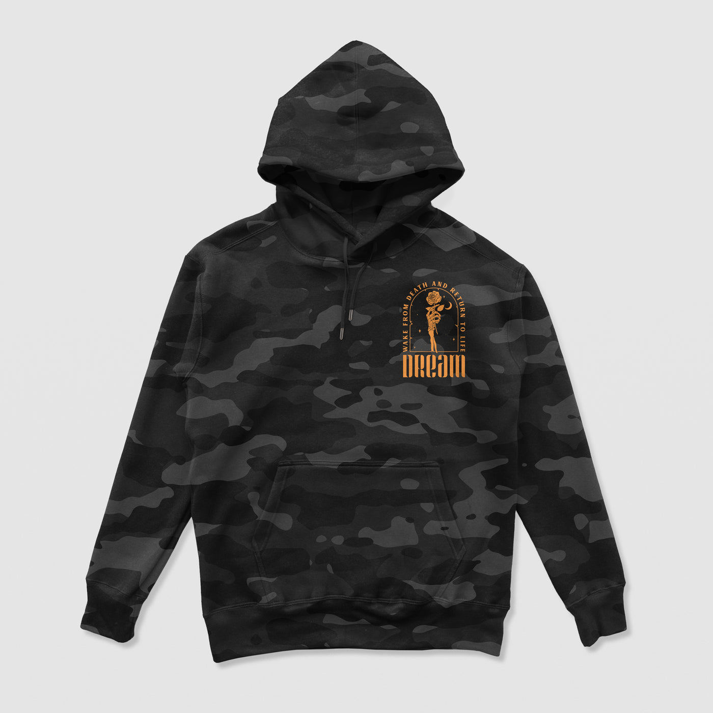 Wake From Death Halloween Camo Hoodie