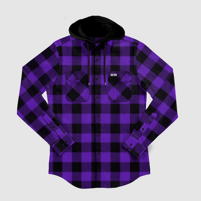 Flannel Hoodie (Purple)Keep cozy in style with this ultrasoft purple flannel hoodie. Its cozy fabric will warm you up during chilly days, while its charming color will add a little charm tDREAM Clothing 