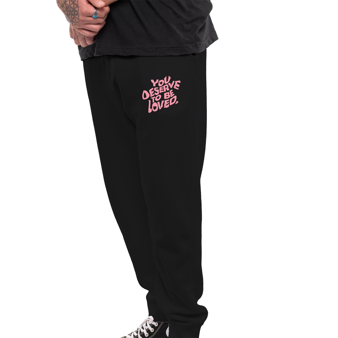 You Deserve To Be Loved Valentines Jogger Pants


Thank you for existing. You're worth far more than you could imagine. Believe in yourself and the imprint you're leaving on this world and those around you. You dDREAM Clothing 