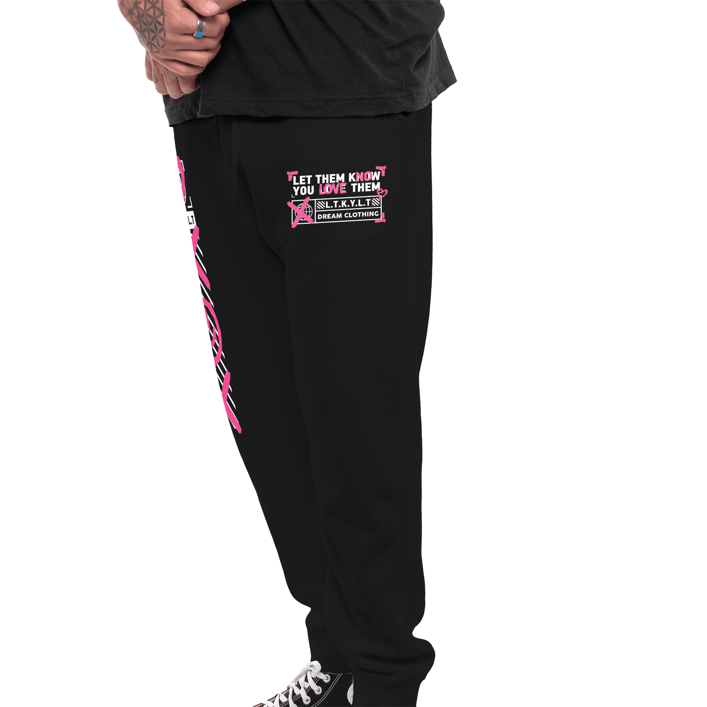 Let Them Know You Love Them No Love Jogger PantsLet Them Know You Love Them and you can help save a life.

10% Donated to TACA (The Autism Community in Action)
8.5 oz./yd² (US) 14.2 oz./L yd (CA) 80/20 Cotton/PolyDREAM Clothing 