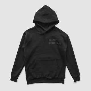 Not Fragile But Please Handle With Care Hoodie (Blackout) - DREAM Clothing 