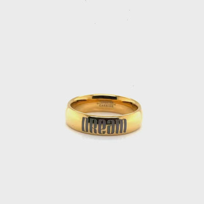 Polished Yellow Gold Band Ring (6MM)