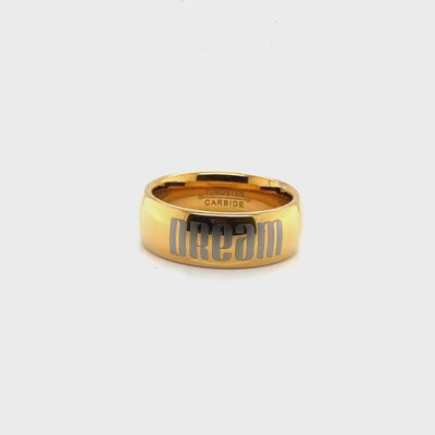 Polished Yellow Gold Band Ring (8MM)