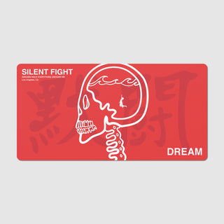 Silent Fight Red Mousepad (36x18)