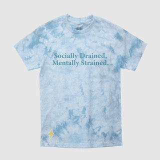 Socially Drained Tie-Dye Tee - DREAM Clothing 