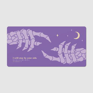 I Will Stay By Your Side Lavender Mousepad (36x18)