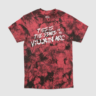 Villain Arc Tie-Dye Tee (Red) - DREAM Clothing 