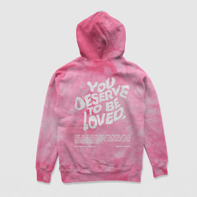 You Deserve To Be Loved Tie-Dye Hoodie

Thank you for existing. You're worth far more than you could imagine. Believe in yourself and the imprint you're leaving on this world and those around you. You deDREAM Clothing 